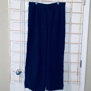Lane Bryant Linen Wide Legged Pants